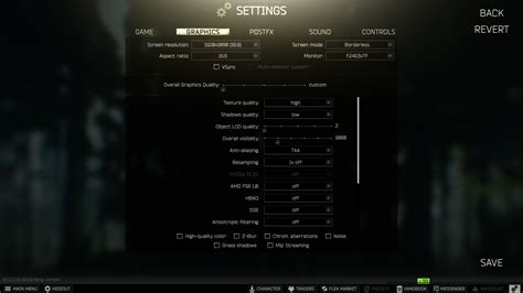 tarkov settings|AMD Radeon GPU and CPU FPS Guide : r/EscapefromTarkov